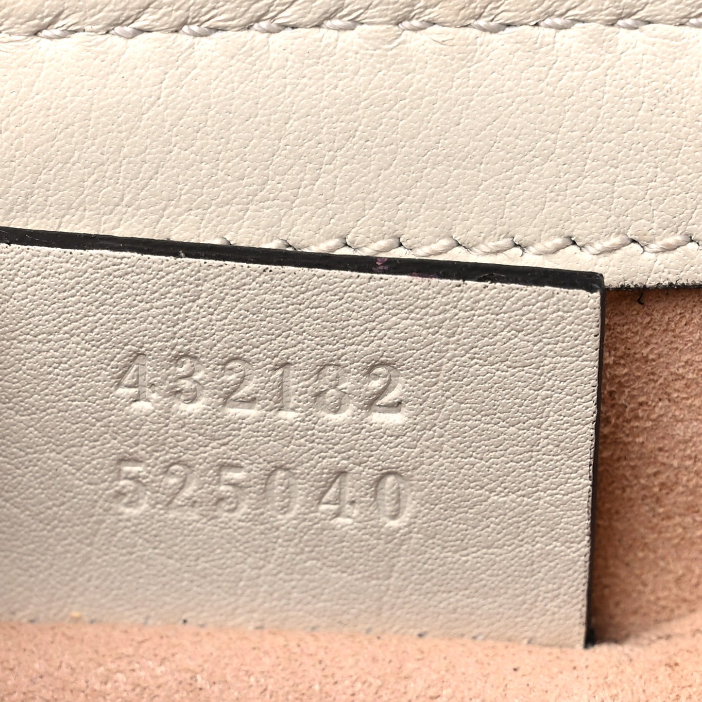 GG Supreme Monogram Studded Small Padlock Shoulder Bag White