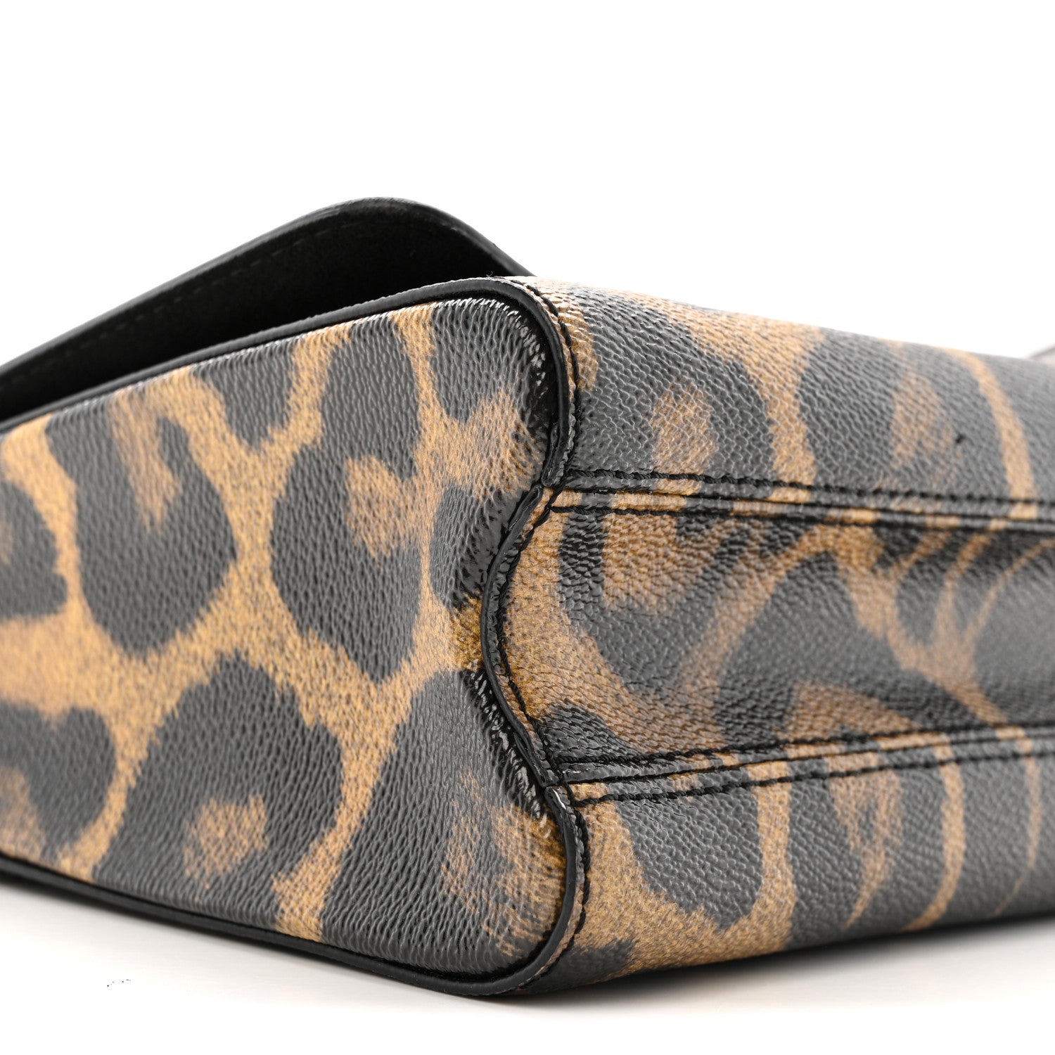 Louis Vuitton Calfskin Wild Animal Print Twist Shoulder Bag MM 8 of 13