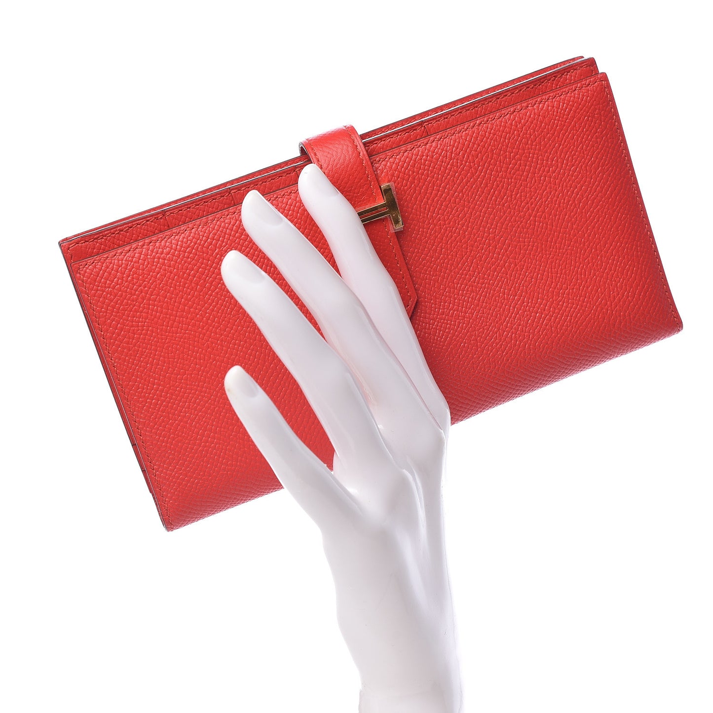 Epsom Bearn Gusset Wallet Rouge Tomate