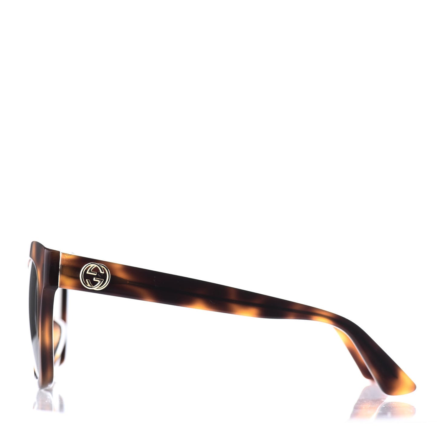 Acetate Square Frame Sunglasses GG0029S Tortoise