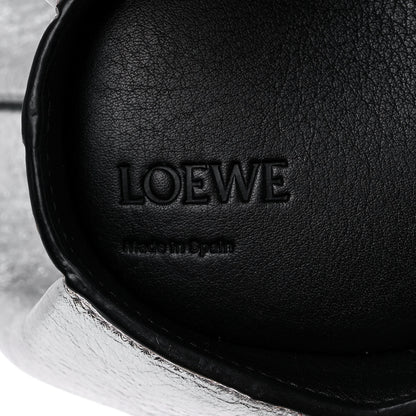 Loewe Metallic Calfskin Mini Elephant Crossbody Bag Silver 6 of 9