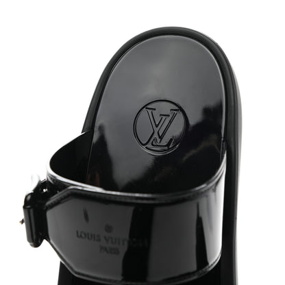 Louis Vuitton Monogram Sunbath Flat Mule Sandals 40 Black 7 of 8