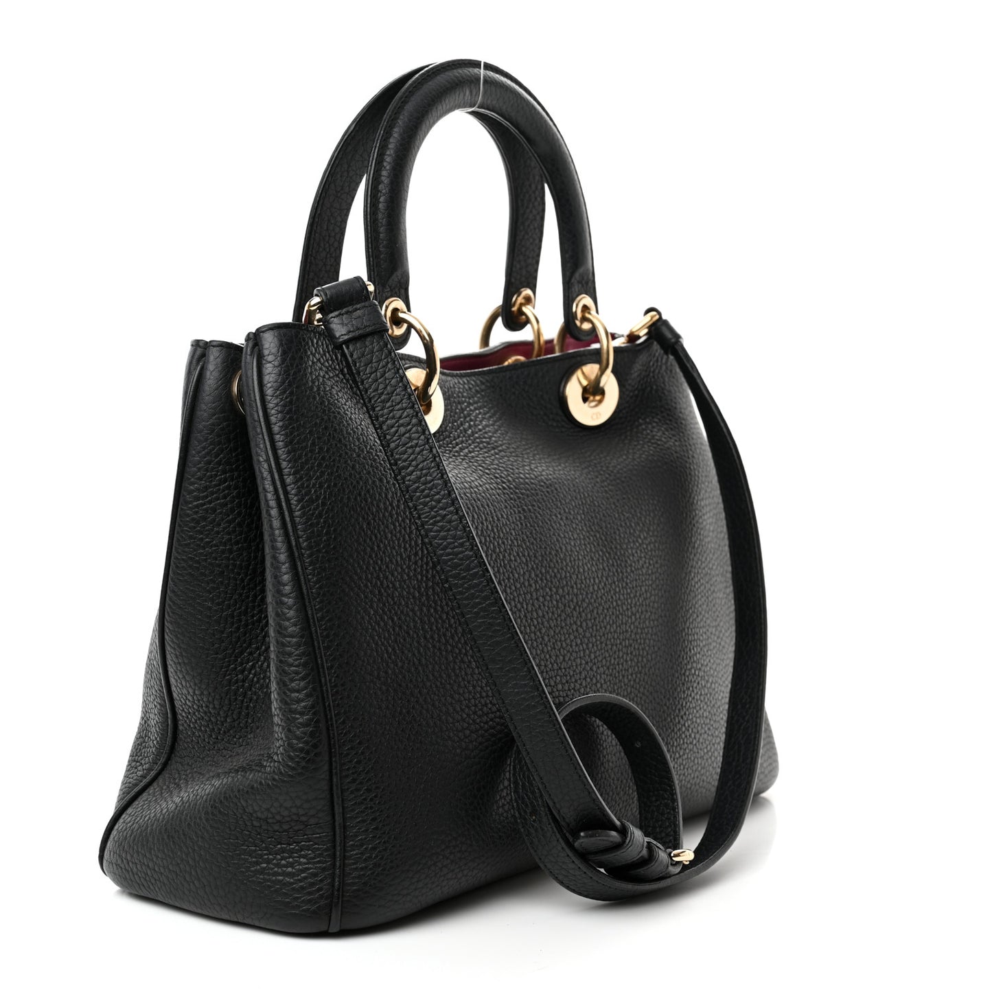 Bullcalf Medium Diorissimo Tote Black