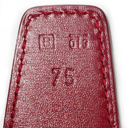 Hermes Box Reversible Polished Constance 32mm H Belt Rouge Vif Indigo 70 6 of 7