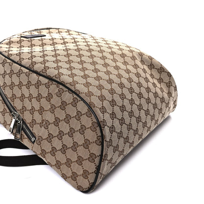 Gucci Monogram Travel Backpack Beige 7 of 8
