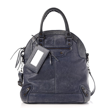 Balenciaga Agneau Classic Hardware Dome Bag Bleu Roi 1 of 11