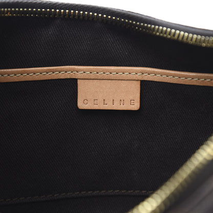 Celine Canvas Calfskin Macadam Hobo Shoulder Bag 6 of 10