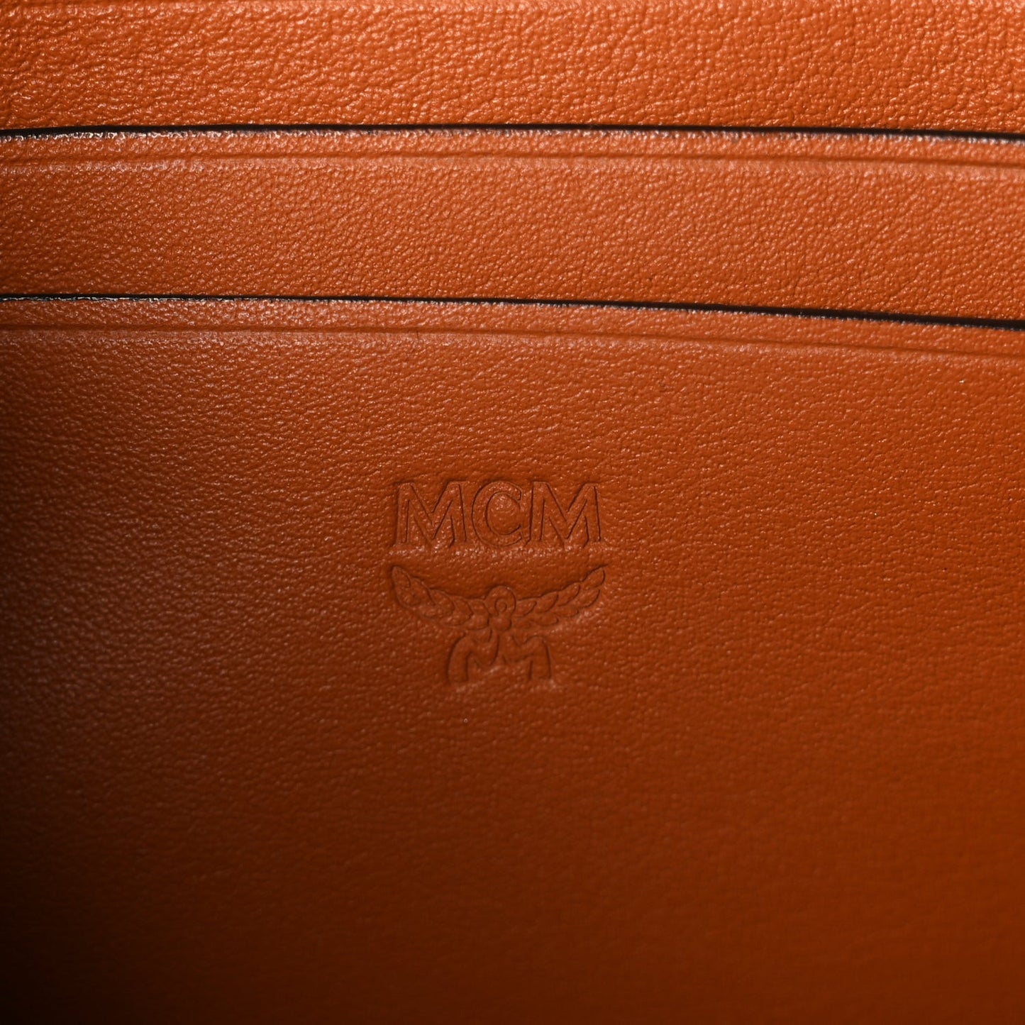 Visetos Monogram Mini Tracy Crossbody Bag Cognac