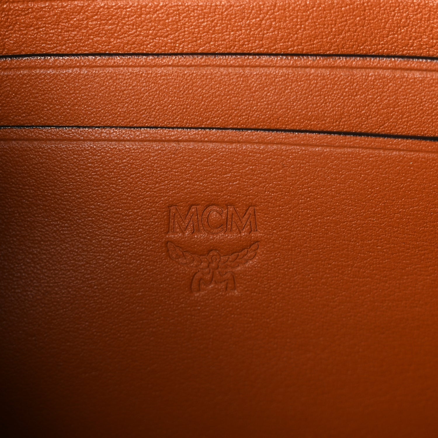 MCM Visetos Monogram Mini Tracy Crossbody Bag Cognac 5 of 8