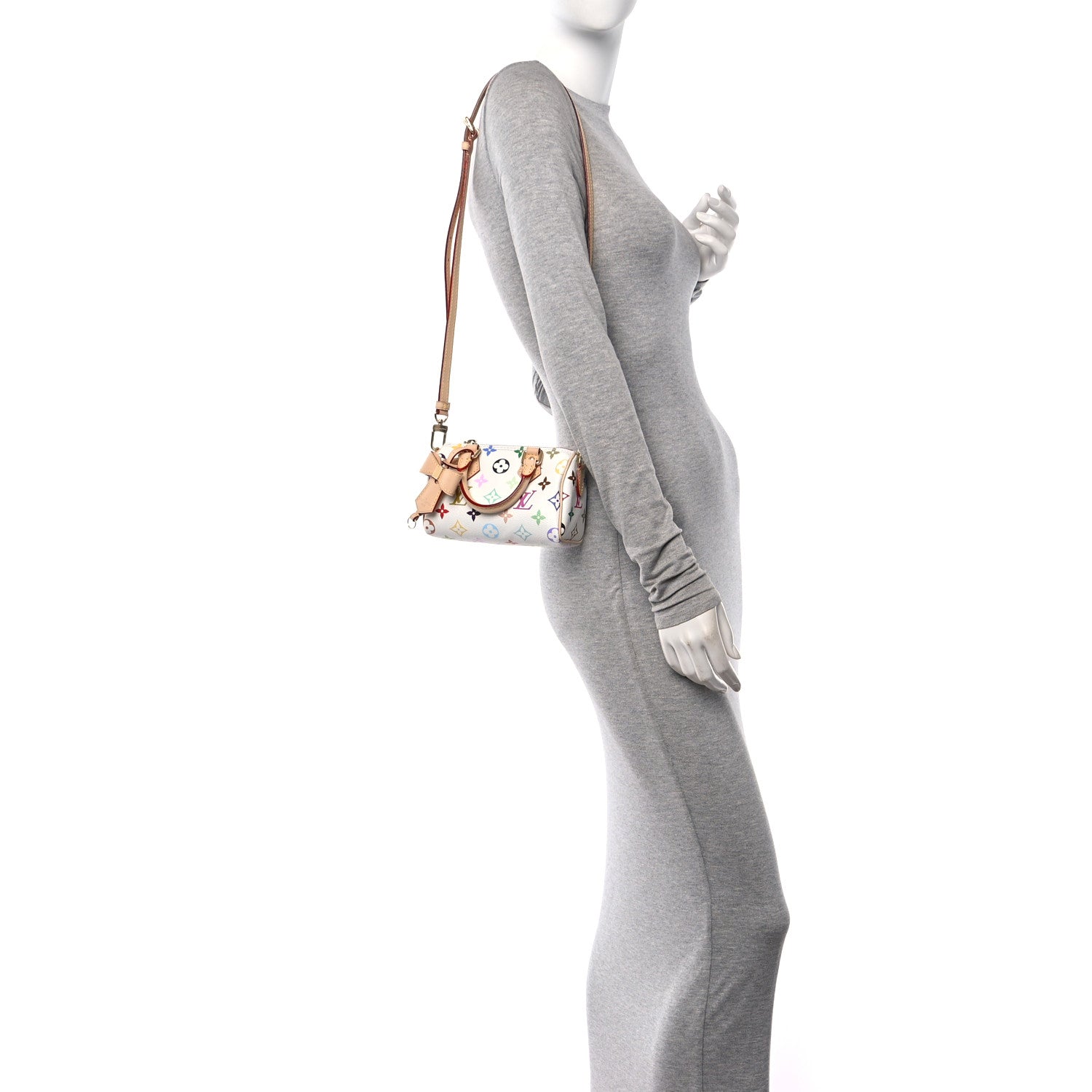 Louis Vuitton LV X TM Monogram Multicolor Nano Speedy White 2 of 9