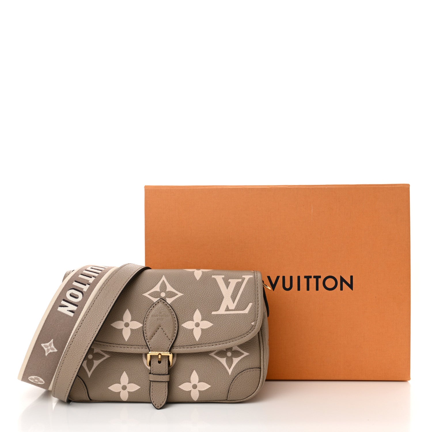 Louis Vuitton Empreinte Monogram Giant Diane Tourterelle Creme 10 of 10