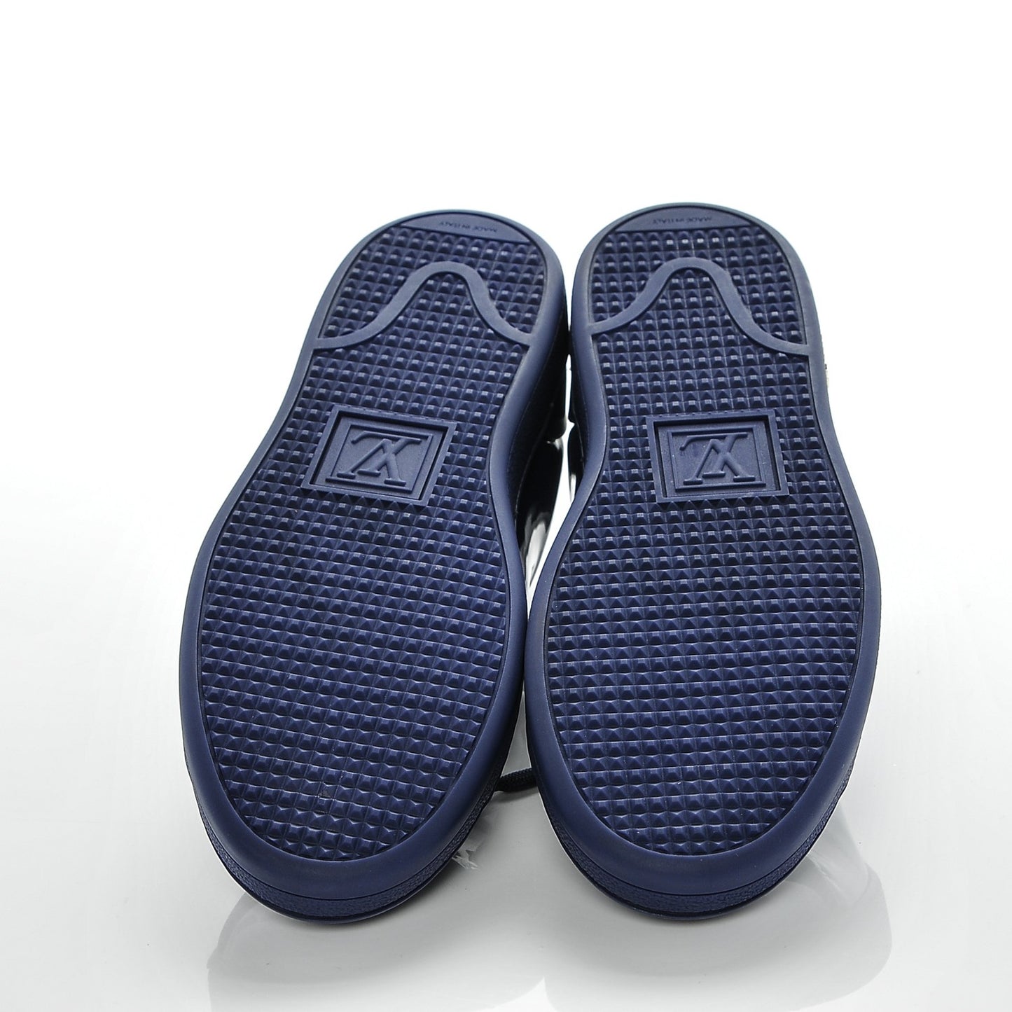 Patent Calfskin Frontrow Sneakers 37.5 Blue Nuit