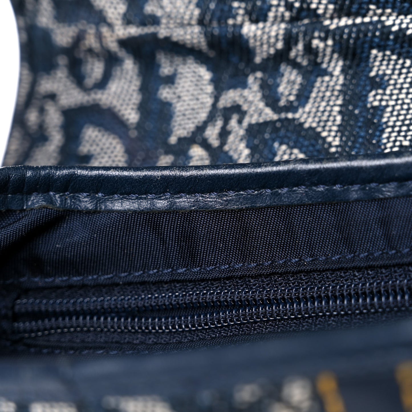 Monogram Saddle Bag Blue