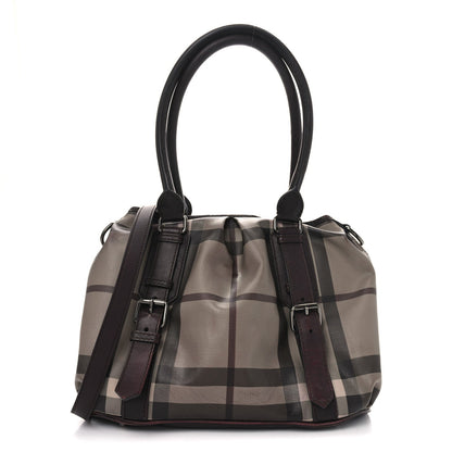 Burberry Smoked Check Small Northfield Tote Plum 7 of 7