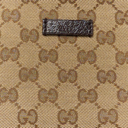 Gucci Monogram Web Small Flat Messenger Crossbody Dark Brown 10 of 12