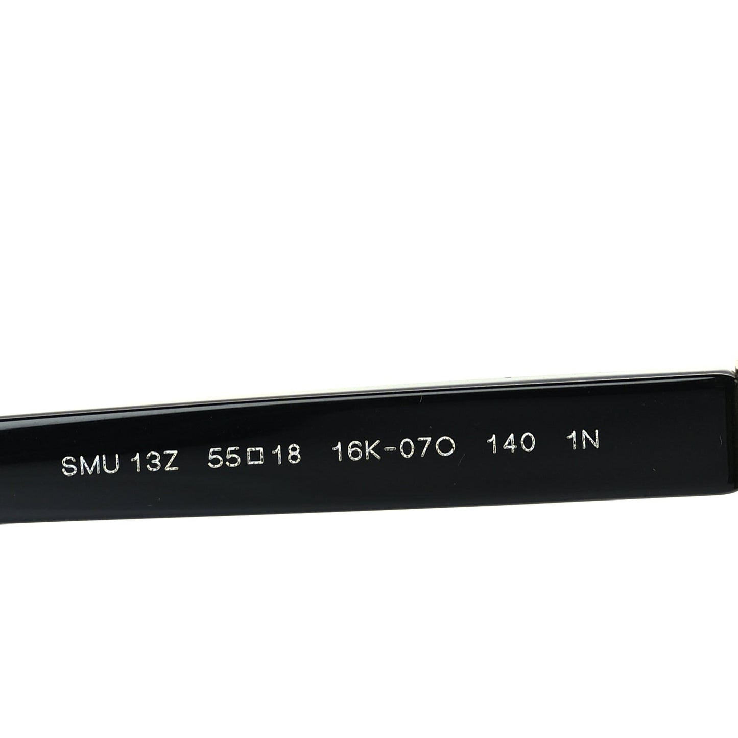 Acetate Square Sunglasses SMU 13Z  Black