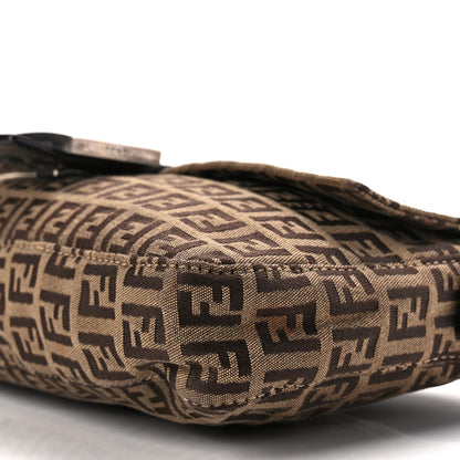 Fendi Zucchino Baguette Toro Mogano Panna 8 of 8