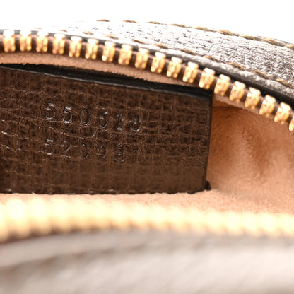 Gucci GG Supreme Monogram Web Mini Ophidia Round Shoulder Bag Brown 7 of 11