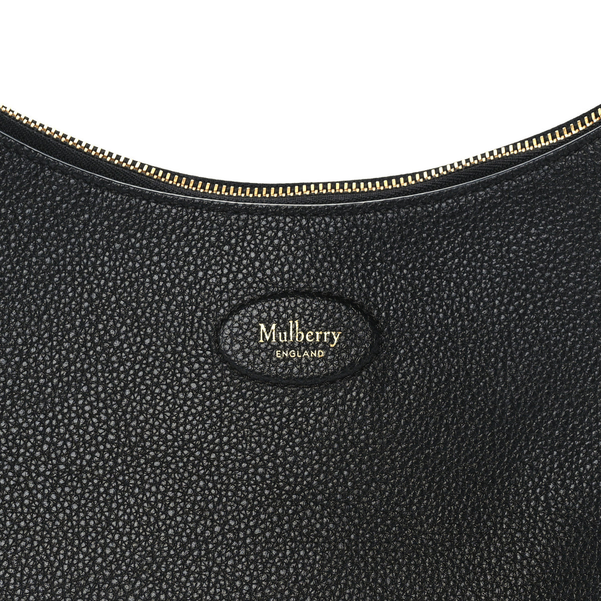 Classic Grain Large Elm Hobo Black