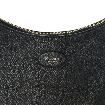 Mulberry Classic Grain Large Elm Hobo Black 6 of 8