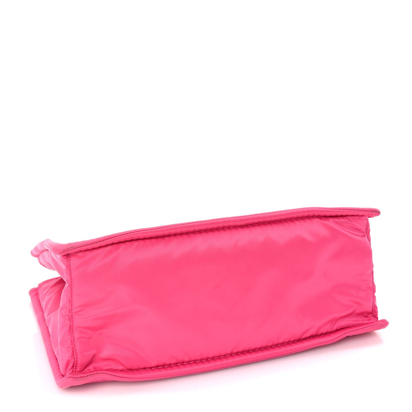 Tessuto Nylon Chain Tote  Fuxia