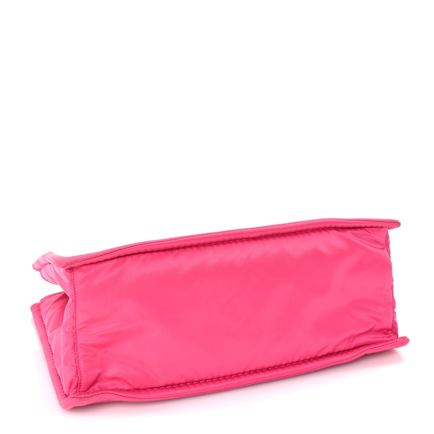 Prada Tessuto Nylon Chain Tote  Fuxia 3 of 8