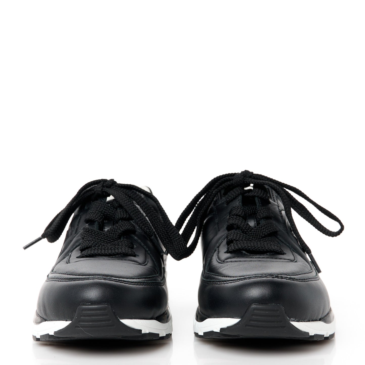 Calfskin CC Sneakers 35 Black