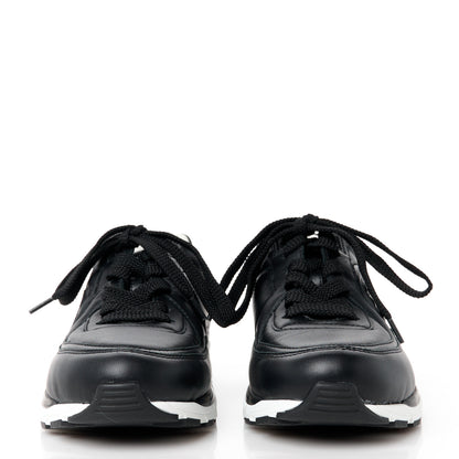 Chanel Calfskin CC Sneakers 35 Black 2 of 9