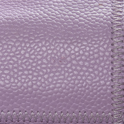 Chanel Caviar Square Stitched Tote Purple 16 of 16