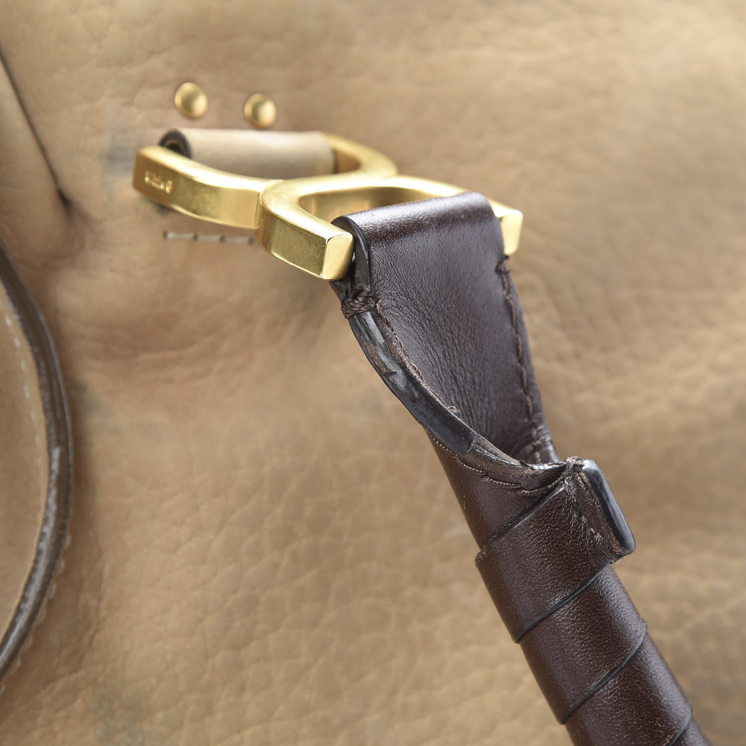 Chloe Nubuck Medium Marcie Satchel Greige 15 of 17