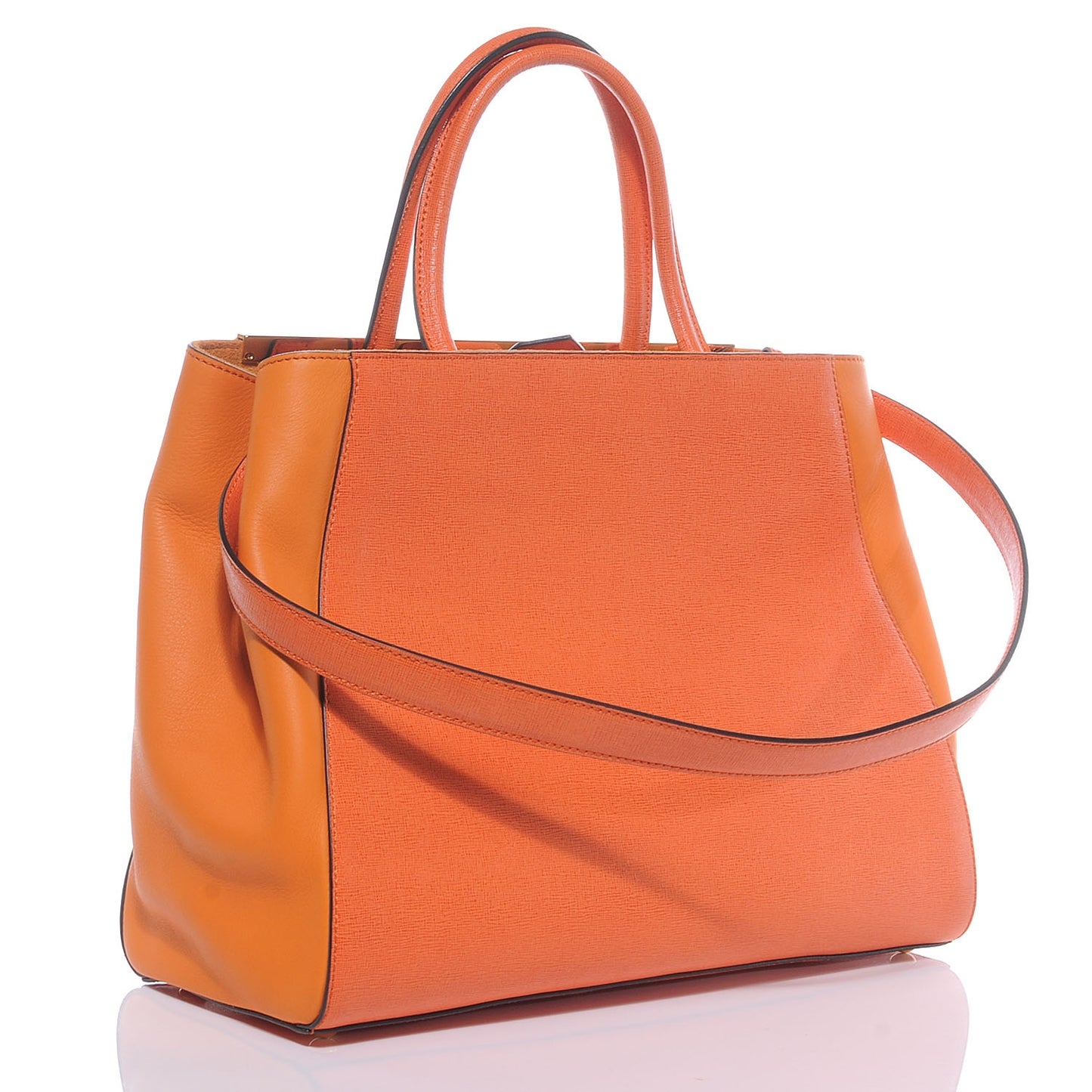 Vitello Elite Regular 2Jours Tote Arancio