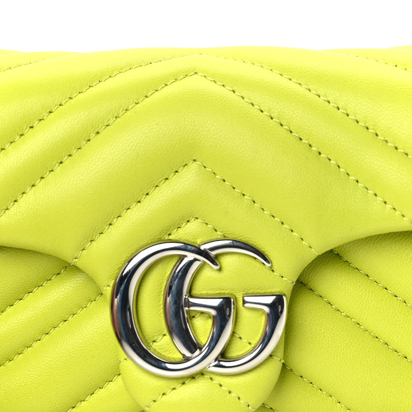 Lambskin Matelasse Mini GG Marmont Shoulder Bag  Firefly