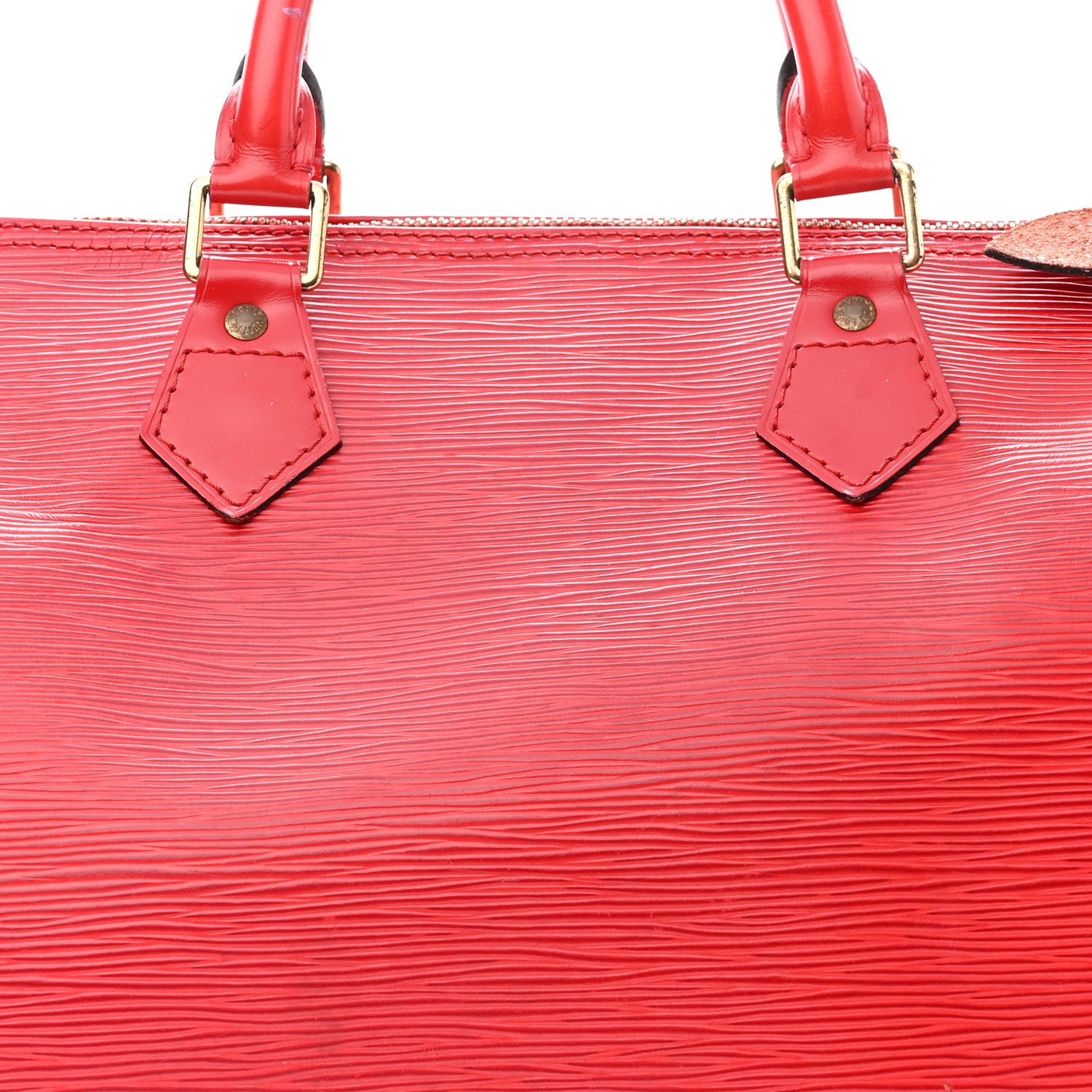 Louis Vuitton Epi Speedy 35 Castillan Red 8 of 21