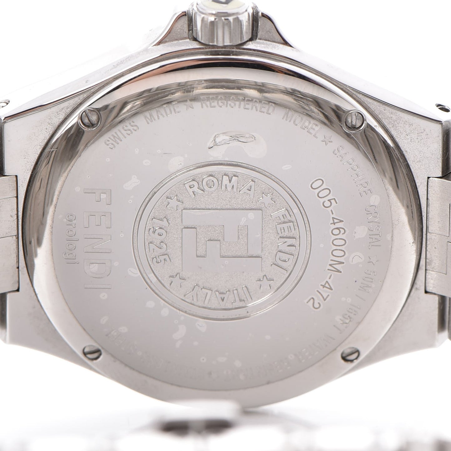 Stainless Steel Diamond Pave Bezel 33mm High Speed Quartz Watch