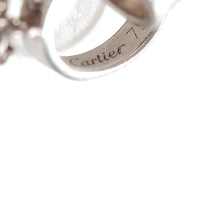 Cartier 18K White Gold Interlocking LOVE Bracelet 5 of 6