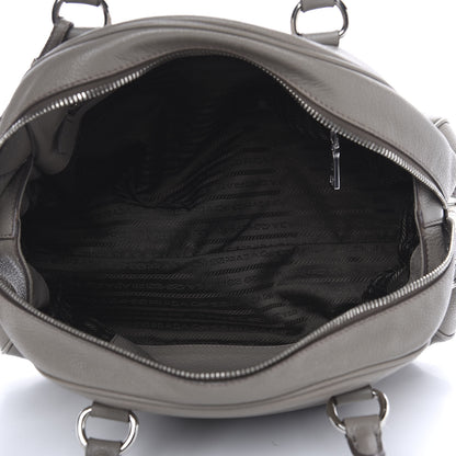 Prada Vitello Daino Dome Satchel Argilla 5 of 15
