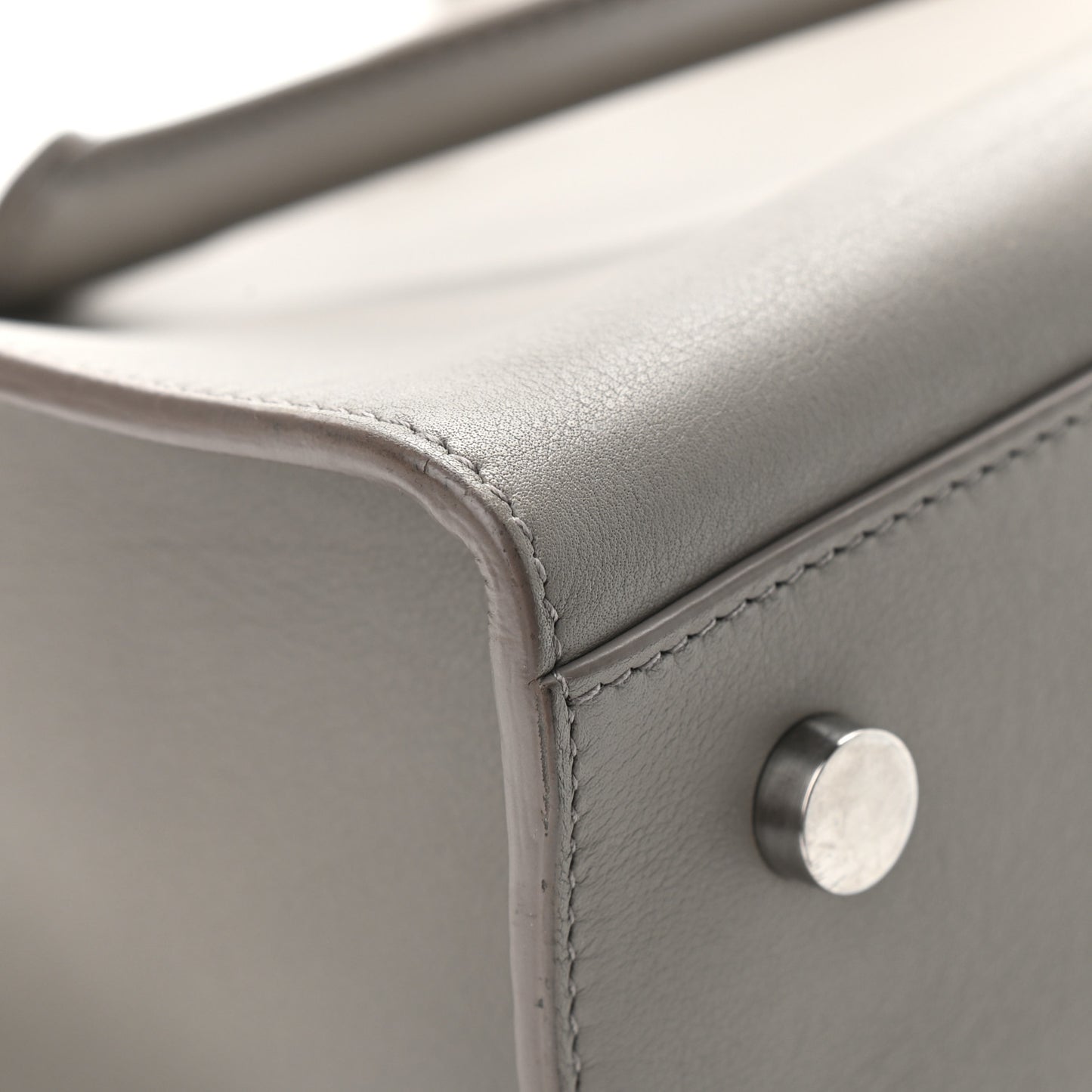 Calfskin Monogram Baby Cabas Fog
