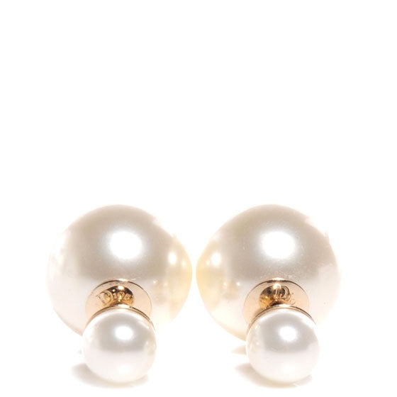 Christian Dior Mise En Dior Tribal Earrings Cream 1 of 6