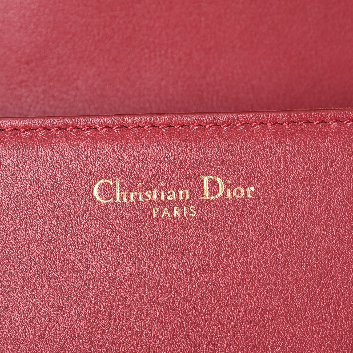 Christian Dior Smooth Calfskin Mini C'est Flap Bag Red 6 of 10