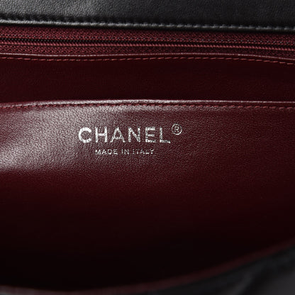 Chanel Lambskin Quilted Maxi Single Flap Black 6 of 10