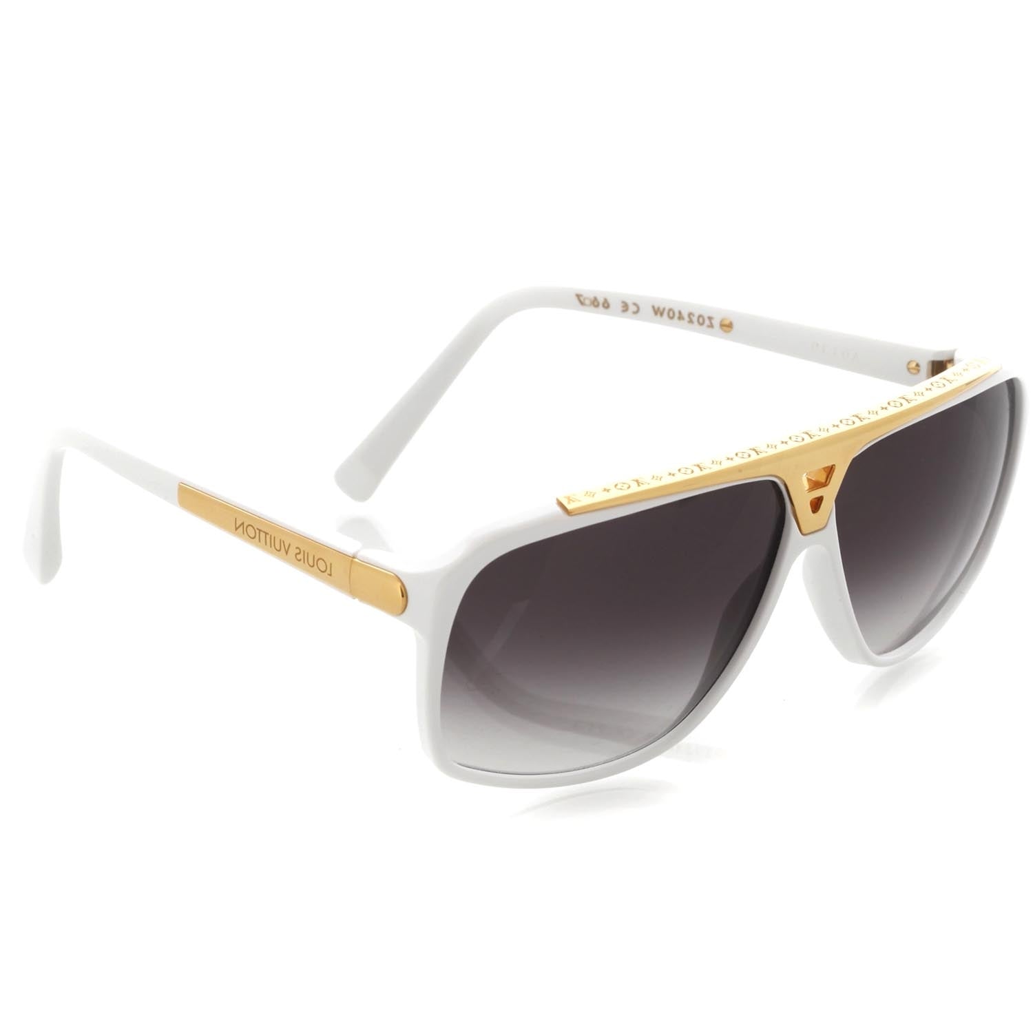 Louis Vuitton Evidence Sunglasses White 1 of 10