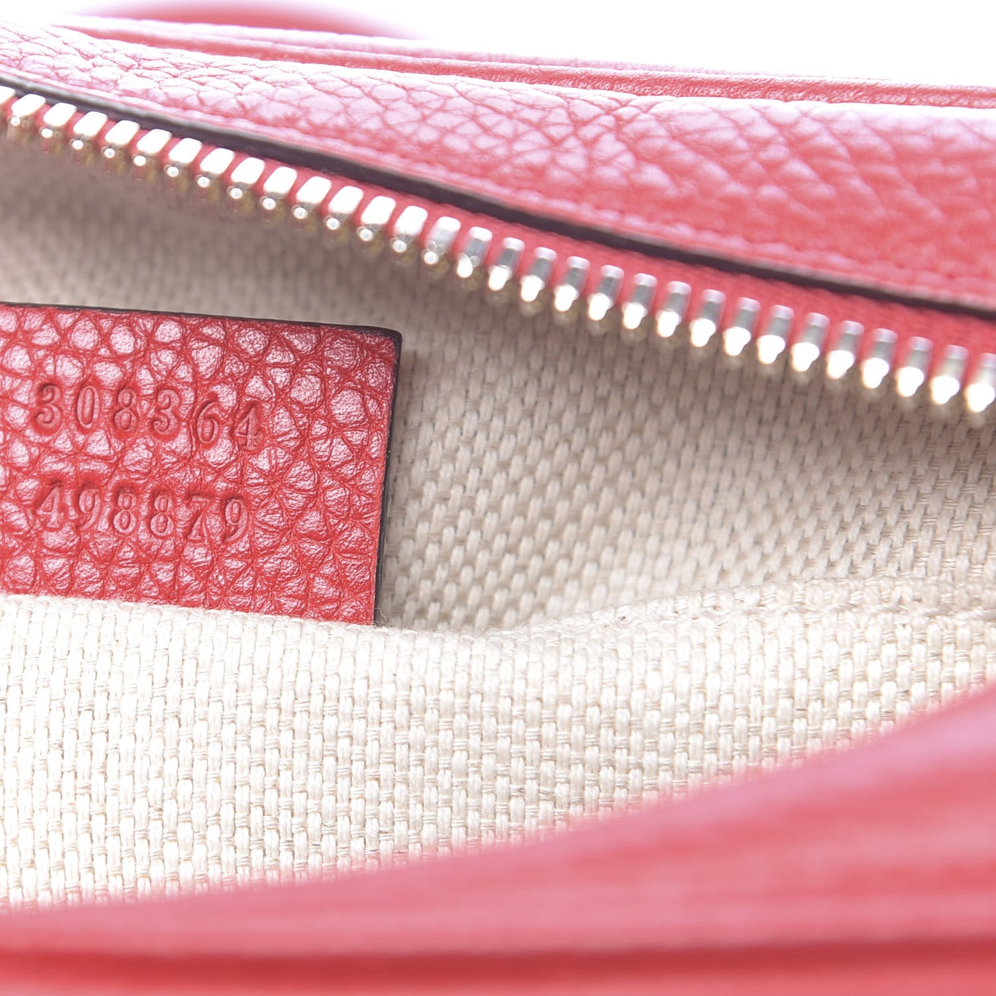 Pebbled Calfskin Small Soho Disco Bag Tabasco Red