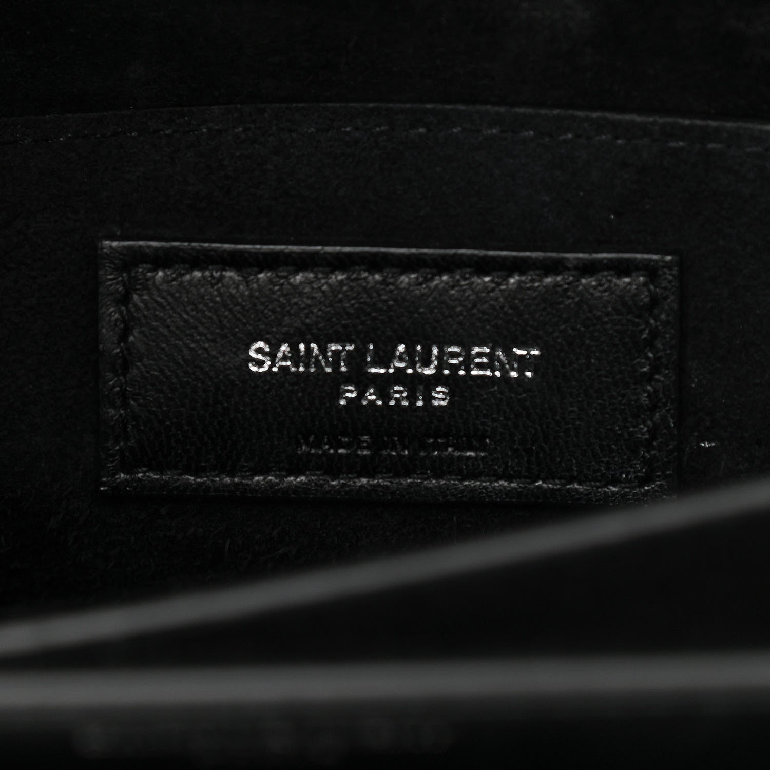 Saint Laurent Calfskin Medium Monogram Sunset Black 7 of 12