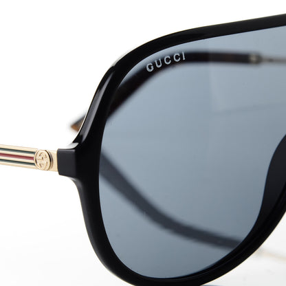 Gucci Shield Sunglasses GG0199S Black 7 of 7