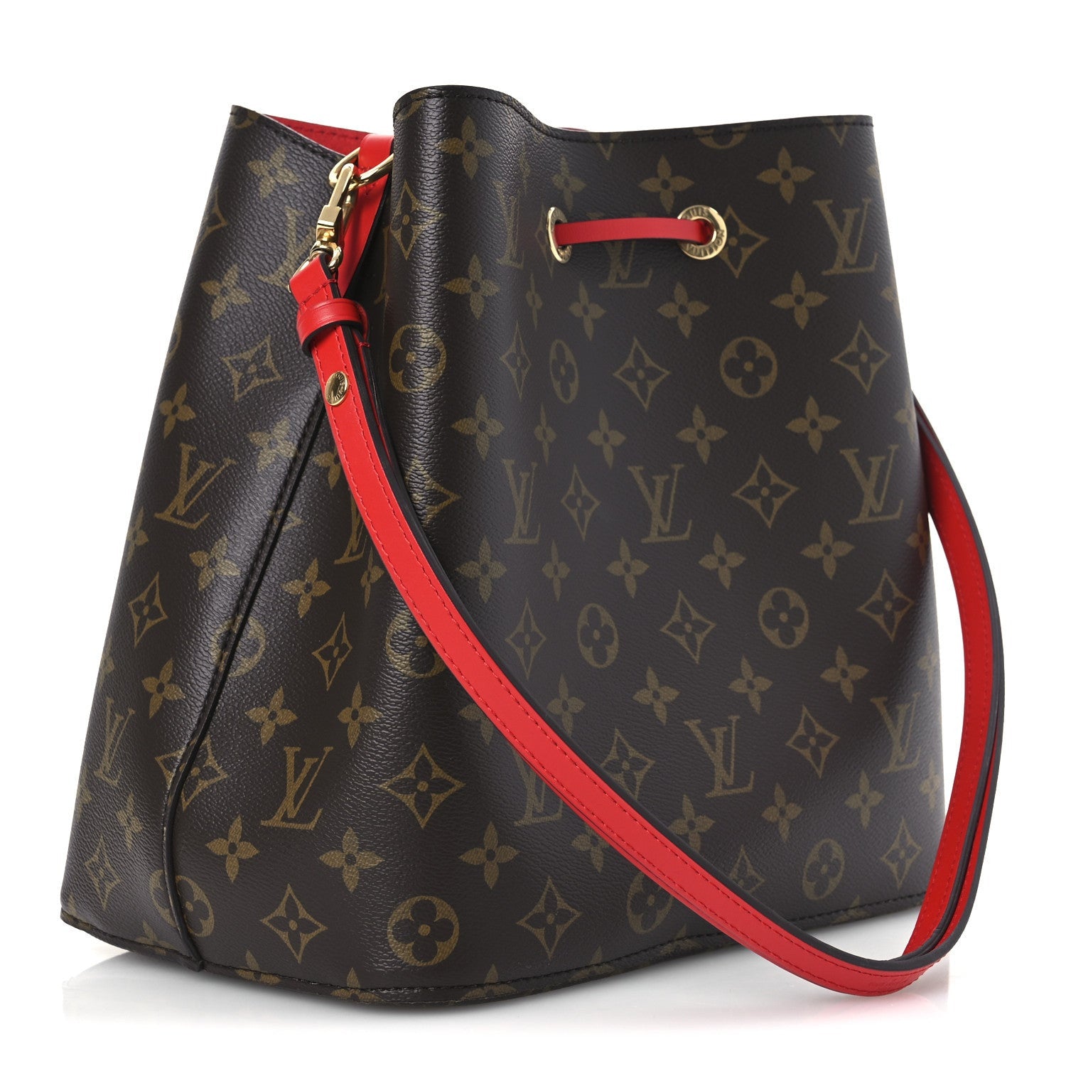 Louis Vuitton Monogram Neonoe MM Coquelicot 2 of 7