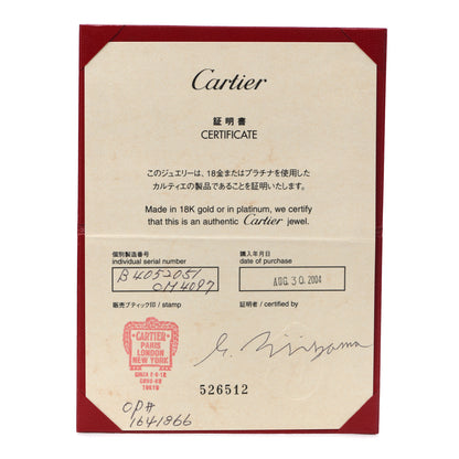 Cartier 18K White Gold Diamond Knot Ring 50 5.5 5 of 6