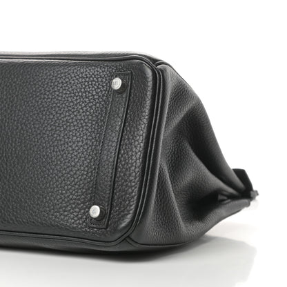 Hermes Taurillon Clemence Birkin 30 Black 10 of 10