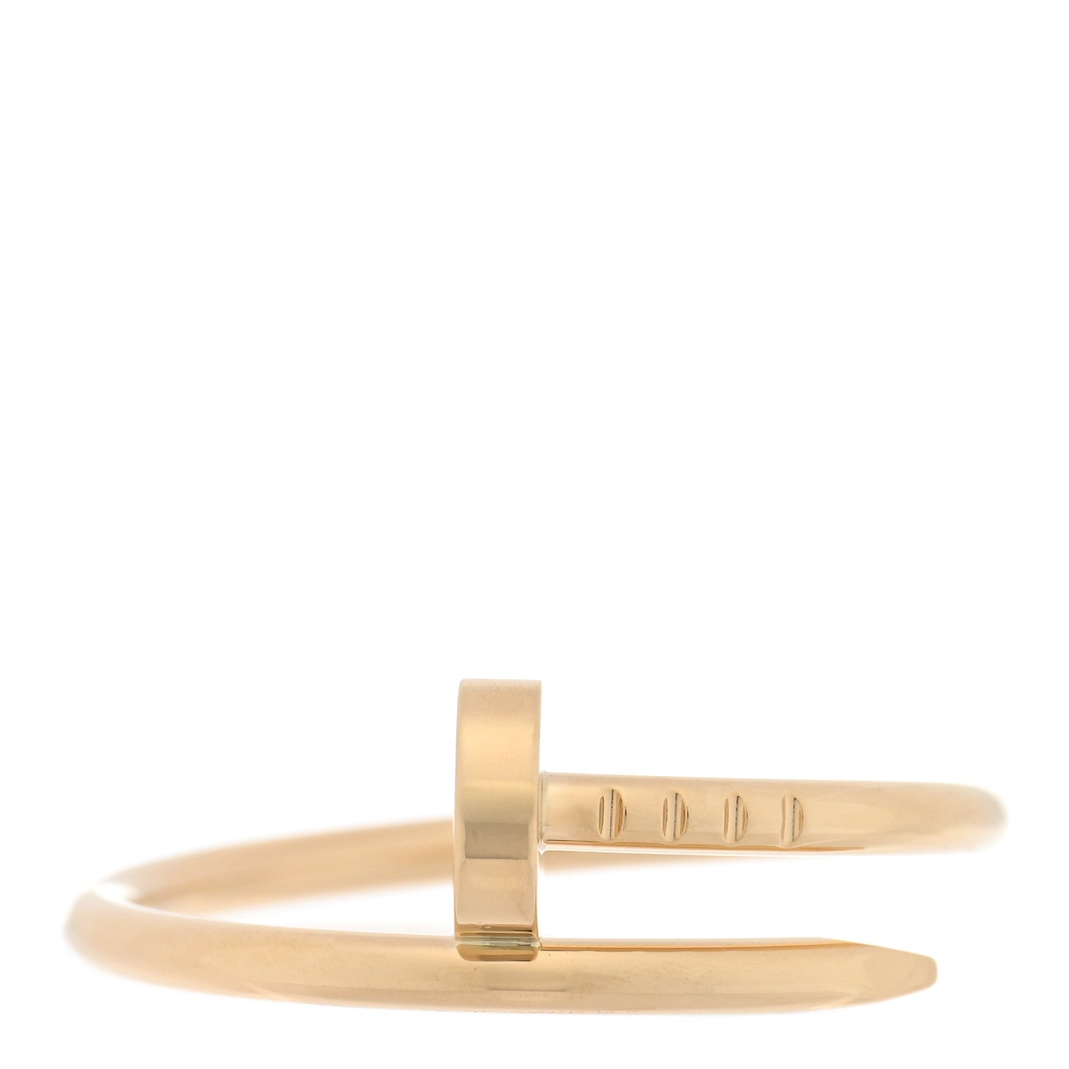 Cartier 18K Yellow Gold Small Juste Un Clou Ring 57 8 1 of 4