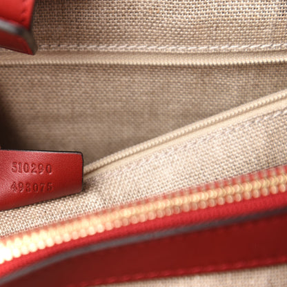 Gucci Soft Microguccissima Large Tote Red 9 of 10