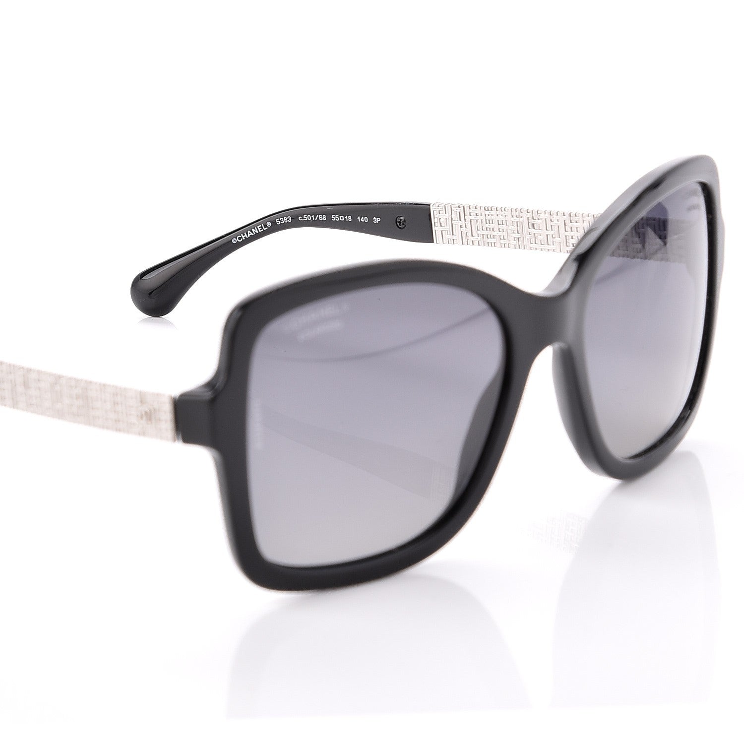 Chanel Square Winter Sunglasses 5383 Black 5 of 7